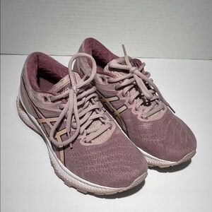 Asics Pink Athletic Shoes